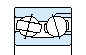 Double-row with filling slot